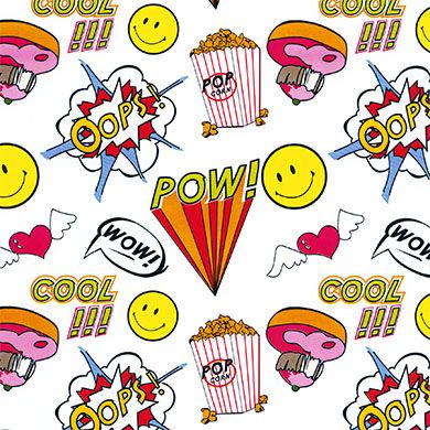 Pop Art Inpakpapier