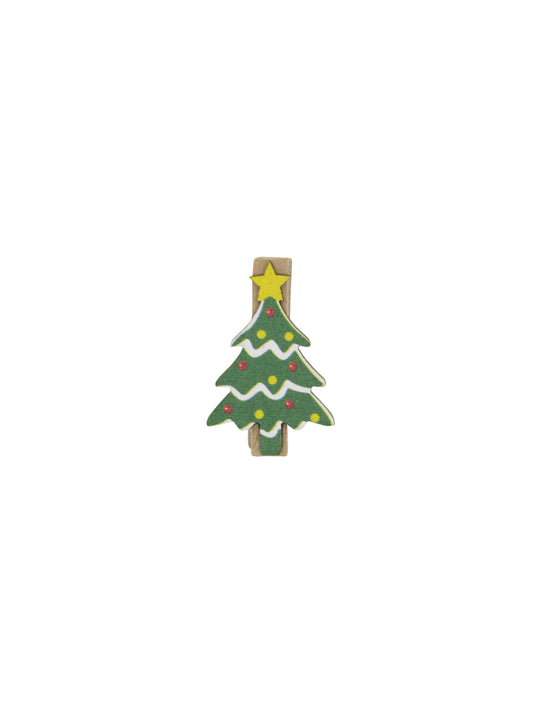 Houten Knijper Kerstboom
