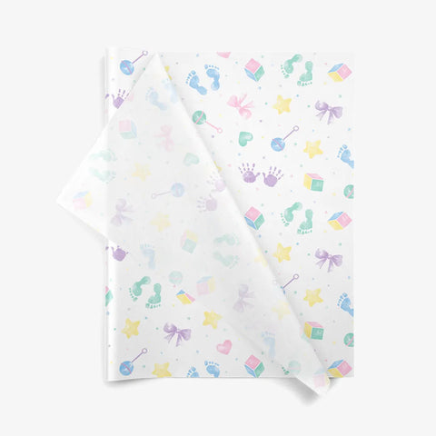 Vloeipapier Baby print