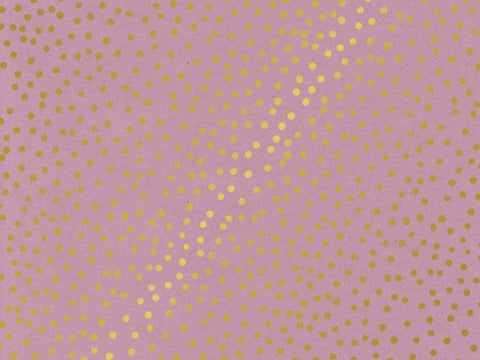 Gold Confetti dots on blush