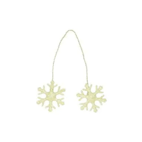 Sneeuwvlokken op Draad Goud