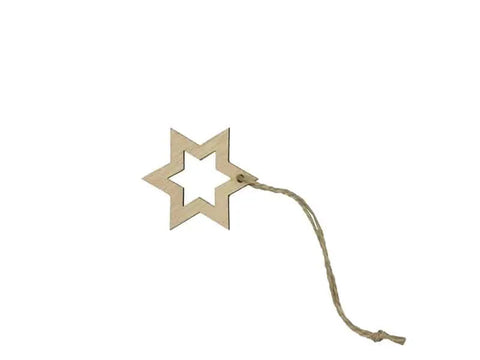 Houten Kadohanger Ster