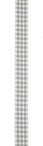 Cadeaulint met ruitjes Grijs - Kadopapier.net