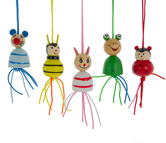 Gelukshangers Dieren Groot > 20 mm | 50 Houten Hangers