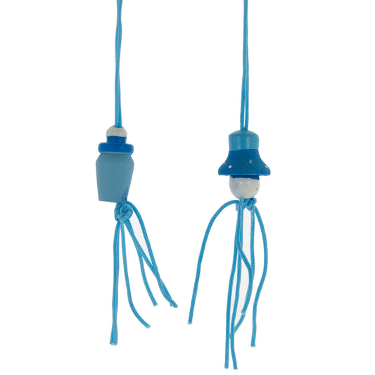 Gelukshanger Babyflesje + Speentje Licht Blauw > 20 mm | 50 Stuks