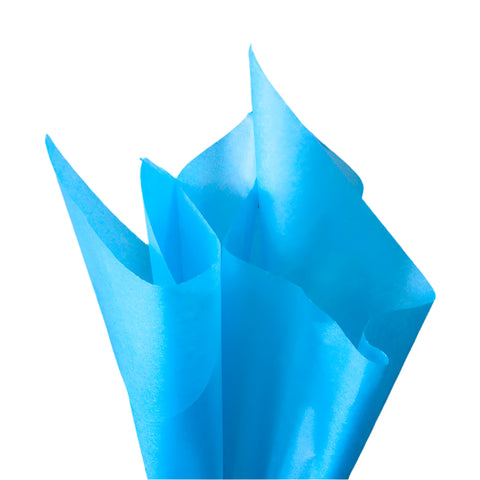 Dik Turquoise vloeipapier - Kadopapier.net