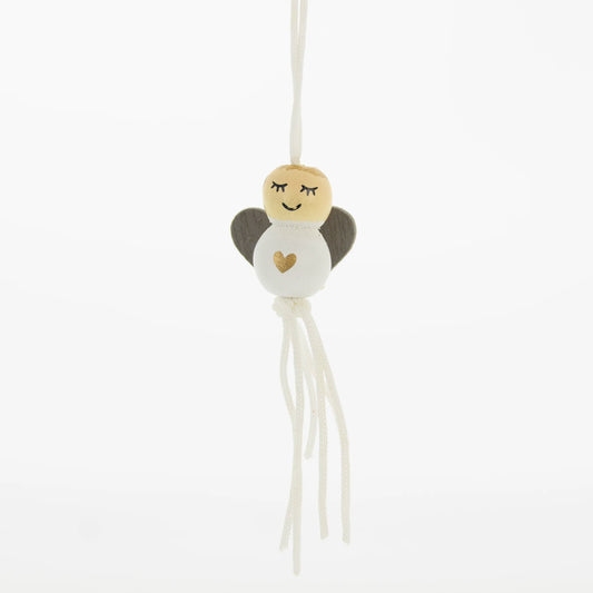 Geluksengel met Hartvleugels > 20x20 mm | 50 Stuks