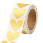Sluitsticker Hart Goud