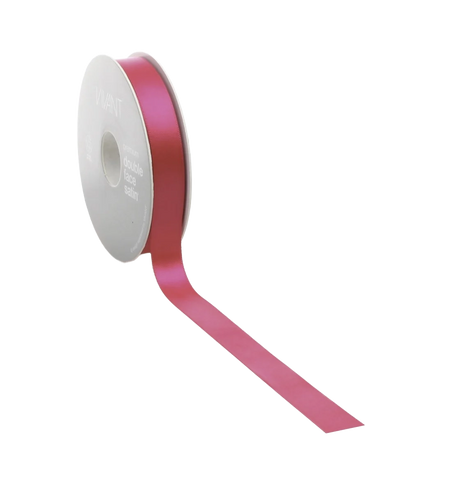 Fuchsia Satijnlint 3-38 mm 25-50 m - Kadopapier.net