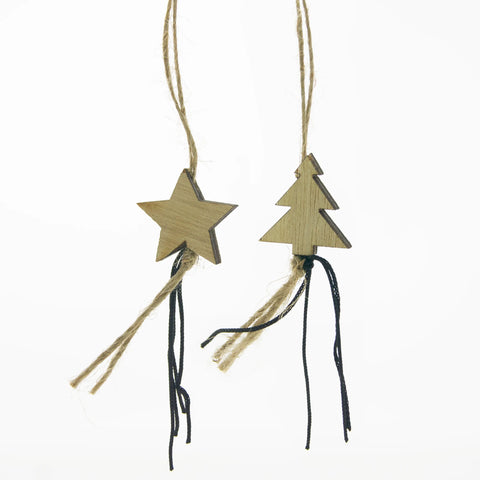 Gelukshanger Kerstboom en Ster