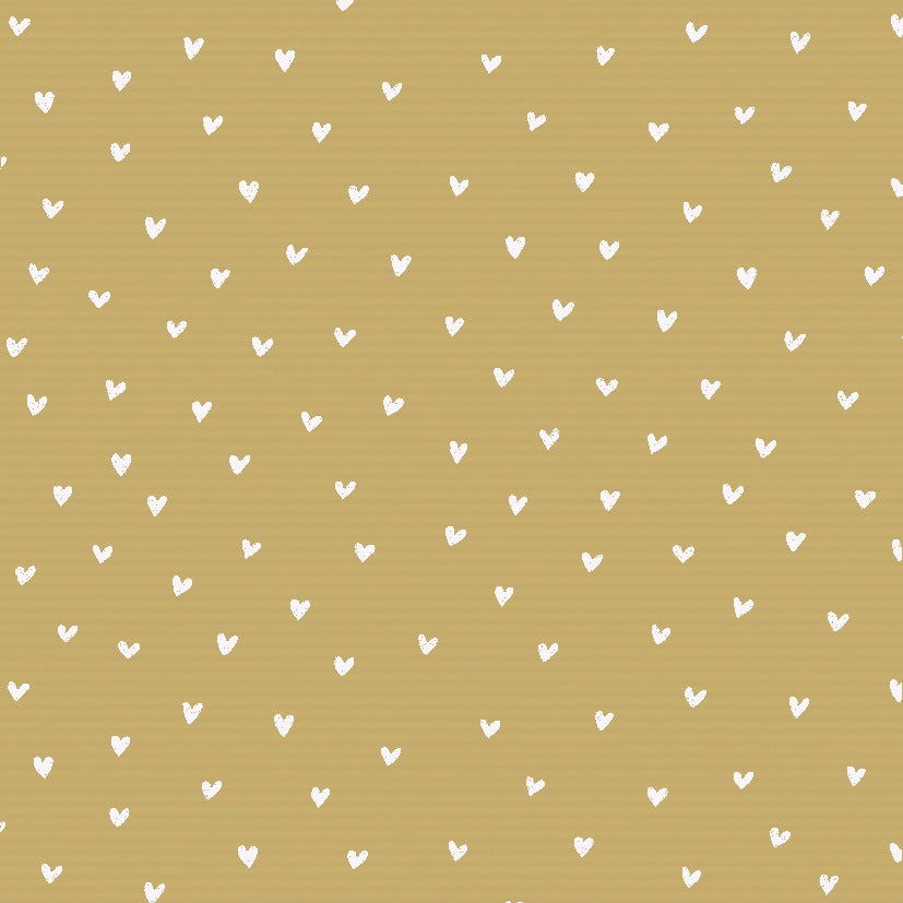Inpakpapier White hearts - Kadopapier.net