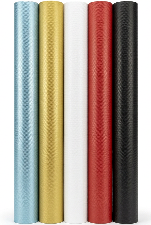 Kraft Colors  – 70 cm x 2 m – set van 5 rollen inpakpapier