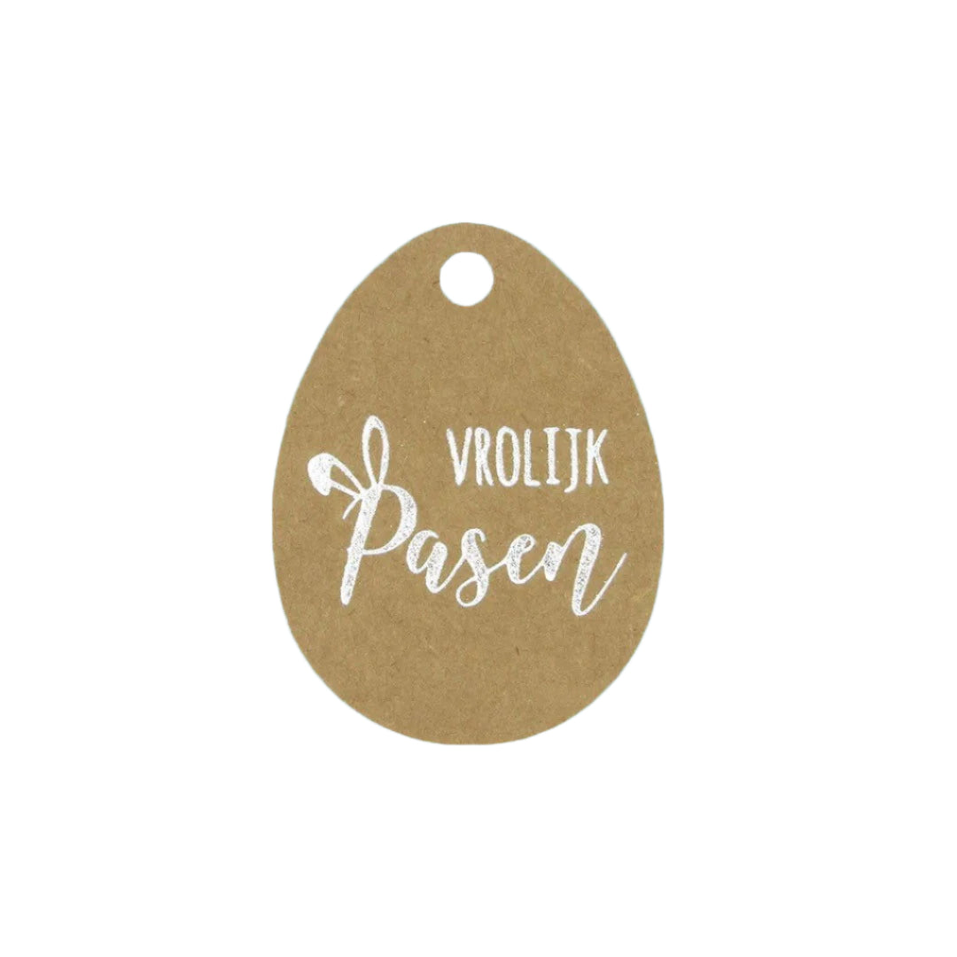 Kadohanger Ei Zilver - Kadopapier.net