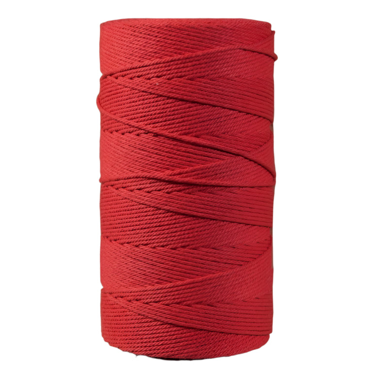 Katoen touw Rood - Kadopapier.net