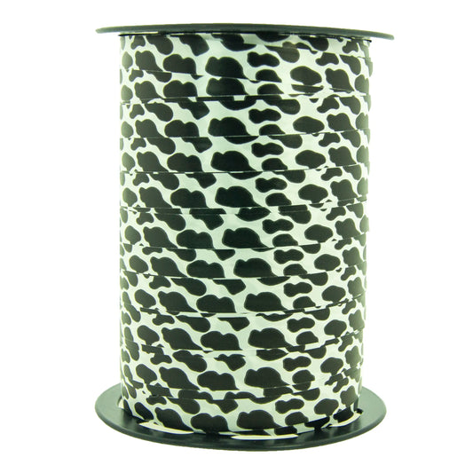 Krullint koeienvlekken print 10 mm x 225 meter