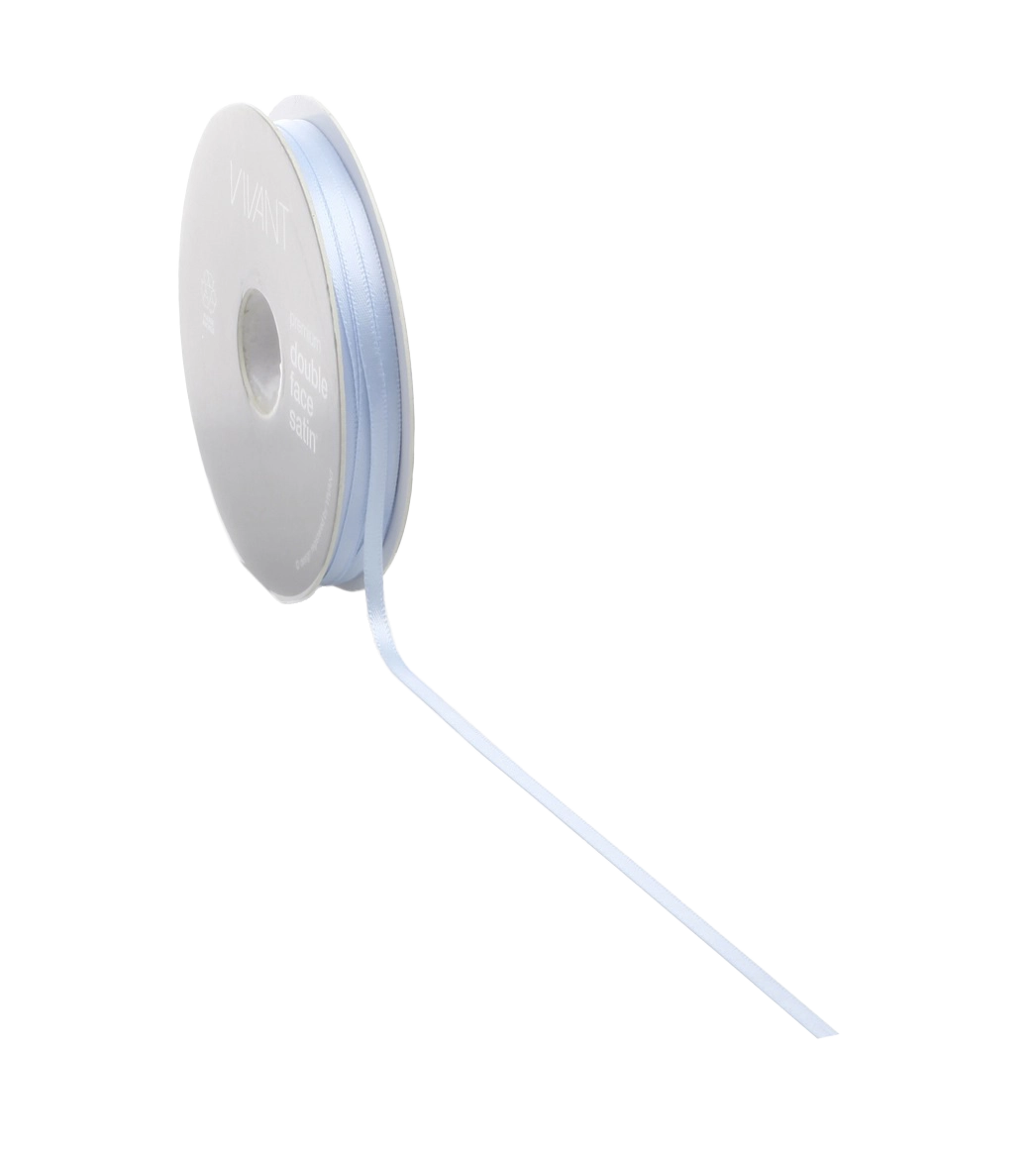 Lichtblauw Satijnlint 3-38mm/25-50m - Kadopapier.net