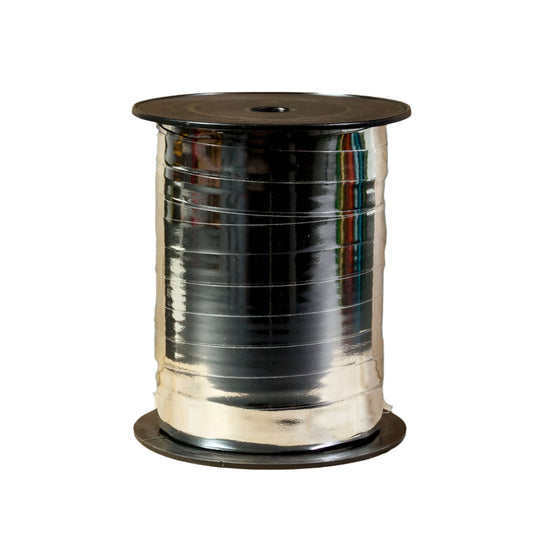 Metallic krullint Zilver - Kadopapier.net