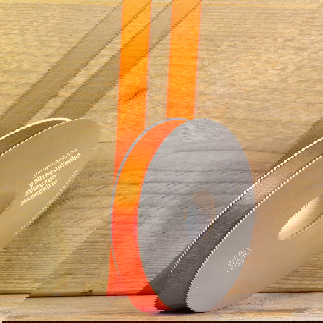 Oranje Satijnlint - Kadopapier.net