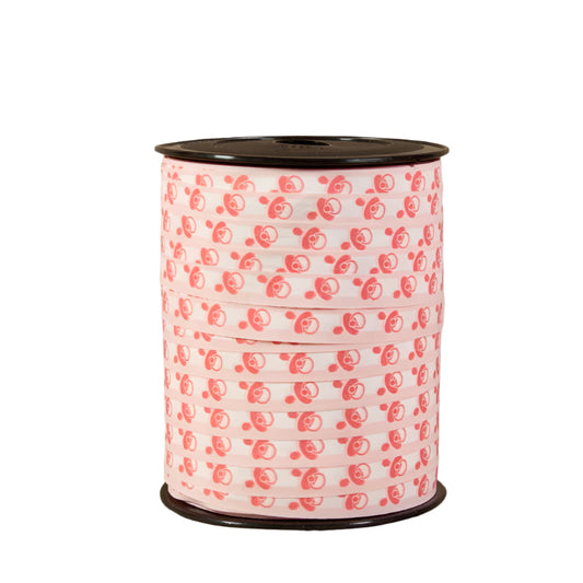 Paperlook krullint met Speentje Roze - Kadopapier.net