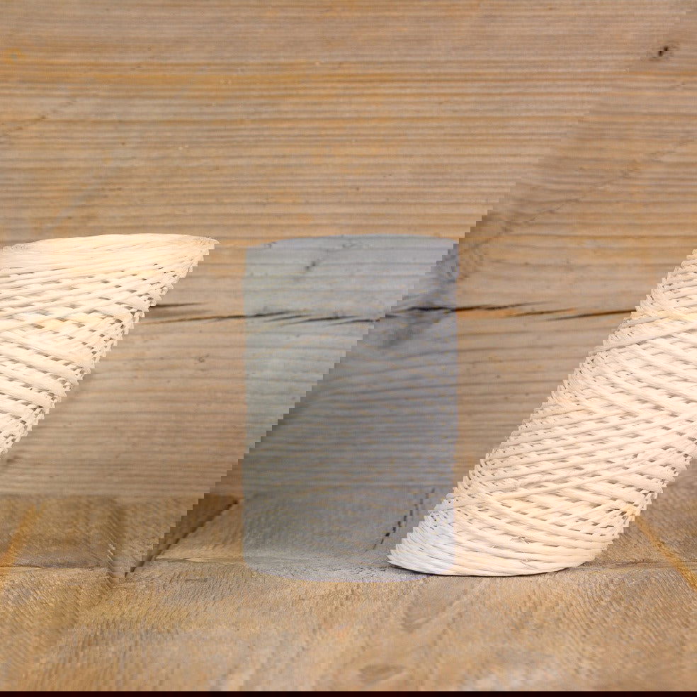 Papieren deco draad Wit - Kadopapier.net