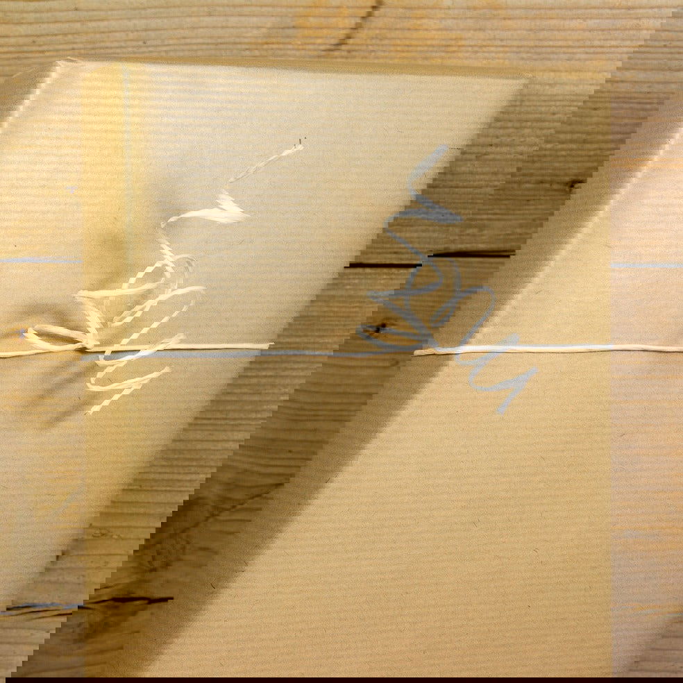 Papieren deco draad Wit - Kadopapier.net