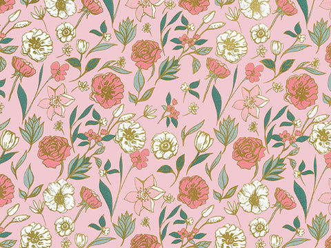 Vellen Inpakpapier Bloom Pink | 70*50cm | 2x 250 vellen