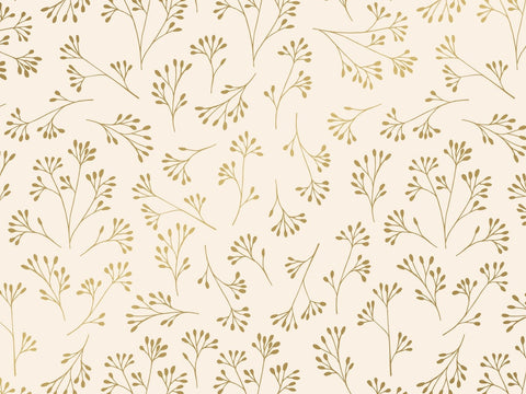 Inpakpapier Lucy Creme/Goud