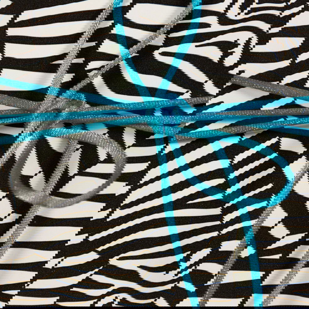 Satijnkoord Zwart - Kadopapier.net