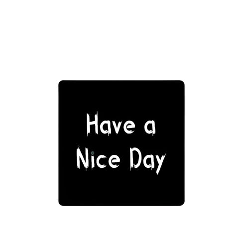 Schoolbord etiketten Have a Nice Day - Kadopapier.net