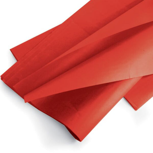 Premium Rood Vloeipapier 17 Grams Watervast & Kleurecht Zijdepapier | 25x36cm, 36x50cm, 50x75cm