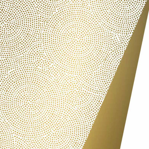 Inpakpapier Spirograph goud 30-70 cm x 175 m - Luxe en elegant