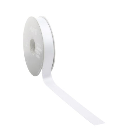 Wit Satijnlint 3-38mm / 25-50m - Kadopapier.net