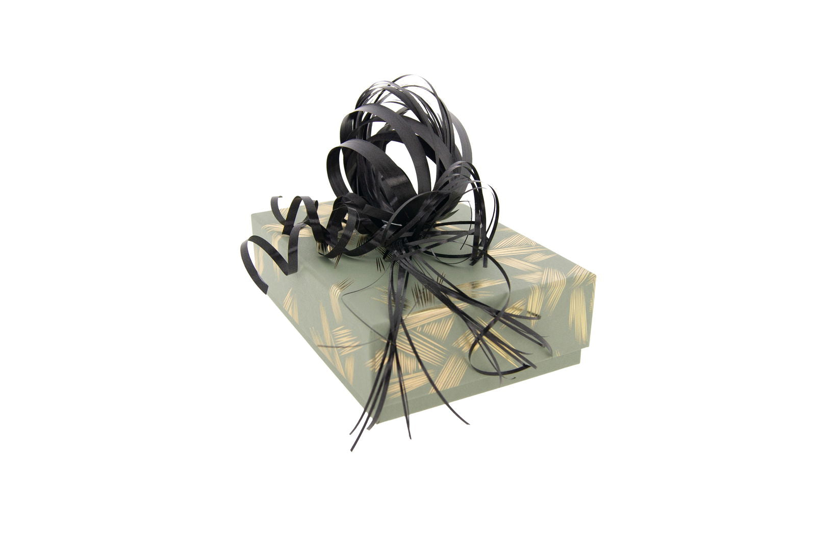 Zwart Krullint - 5mm/500m & 10mm/250m per rol - Kadopapier.net