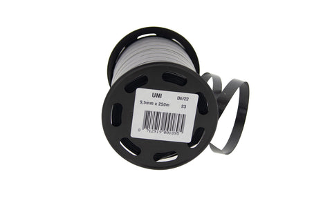 Zwart Krullint - 5mm/500m & 10mm/250m per rol - Kadopapier.net