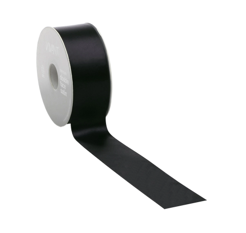 Zwart Satijnlint - 3, 6mm / 50m & 10, 15, 25, 38mm / 25m - Kadopapier.net