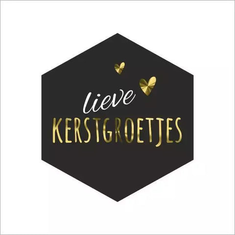 Etiketten Lieve Kerstgroetjes