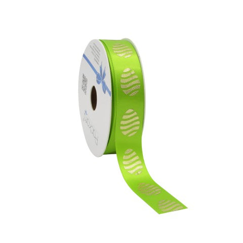 Lente groen Paaslint met gouden eieren